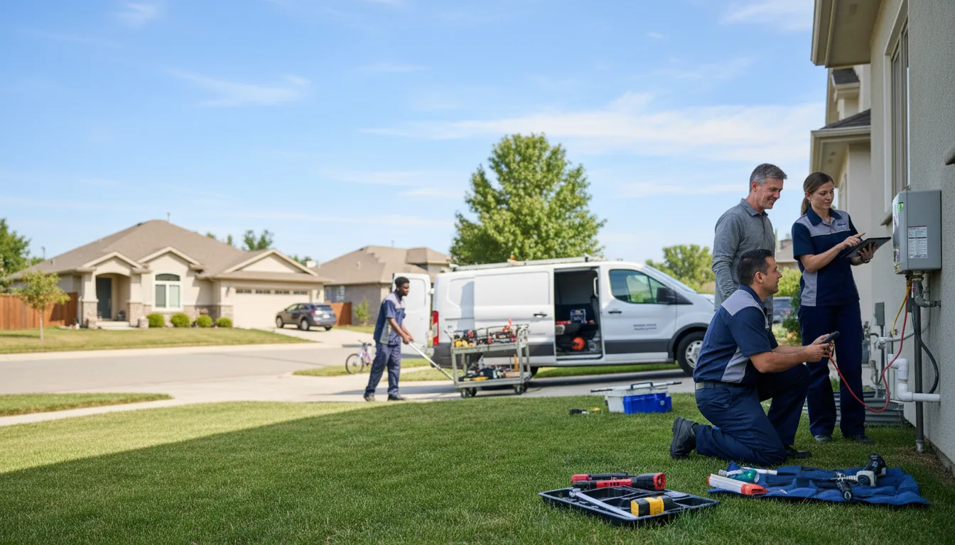 Tankless water heater service in Deerfield, OH